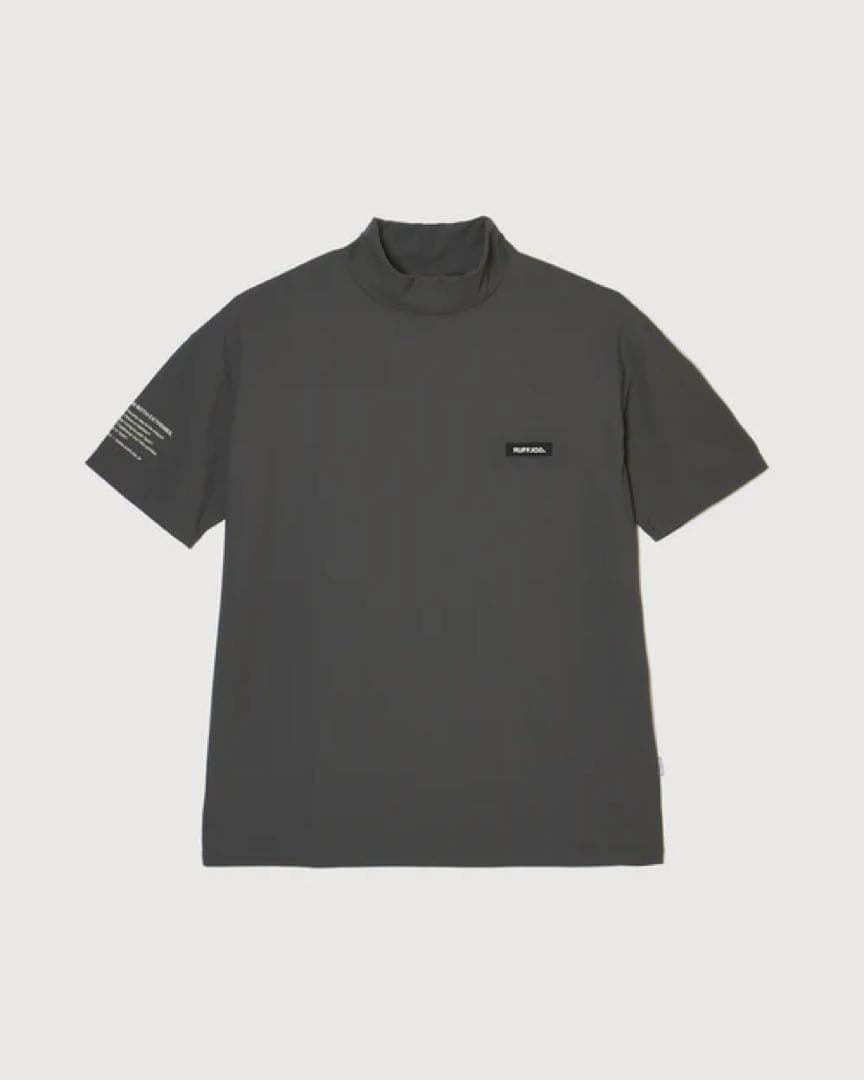 RUFFLOG MOCK NECK TEE サイズM グレー