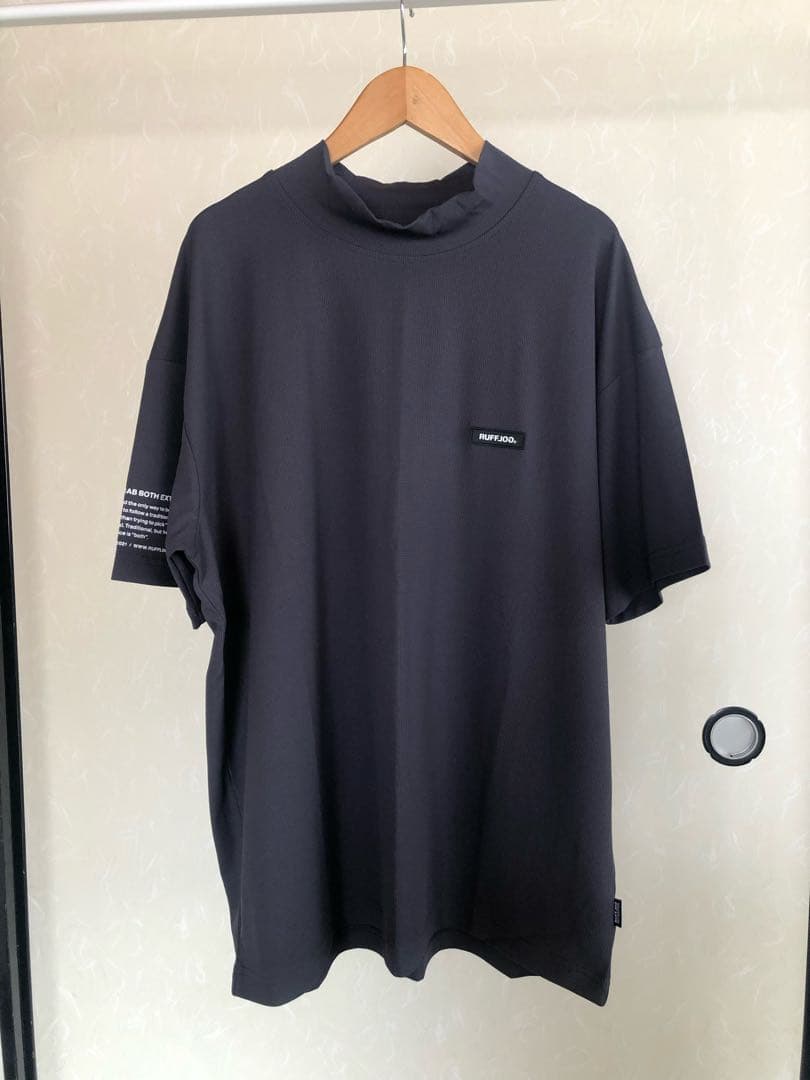 RUFFLOG MOCK NECK TEE サイズM グレー