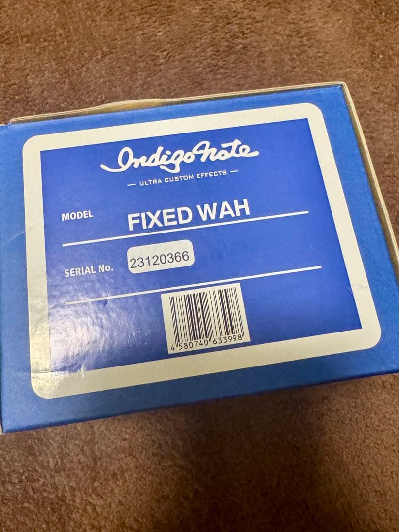【付属品完備 】indigo note fixed wah