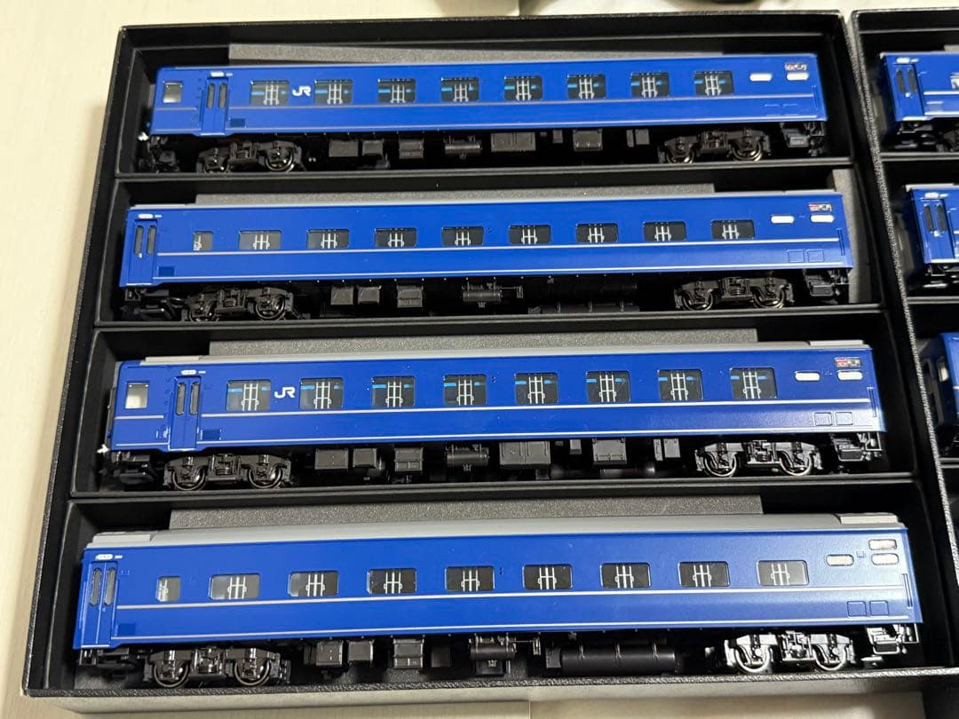HOゲージ KATO カツミ 24系客車 急行銀河 9両末期仕様 純正室内灯付