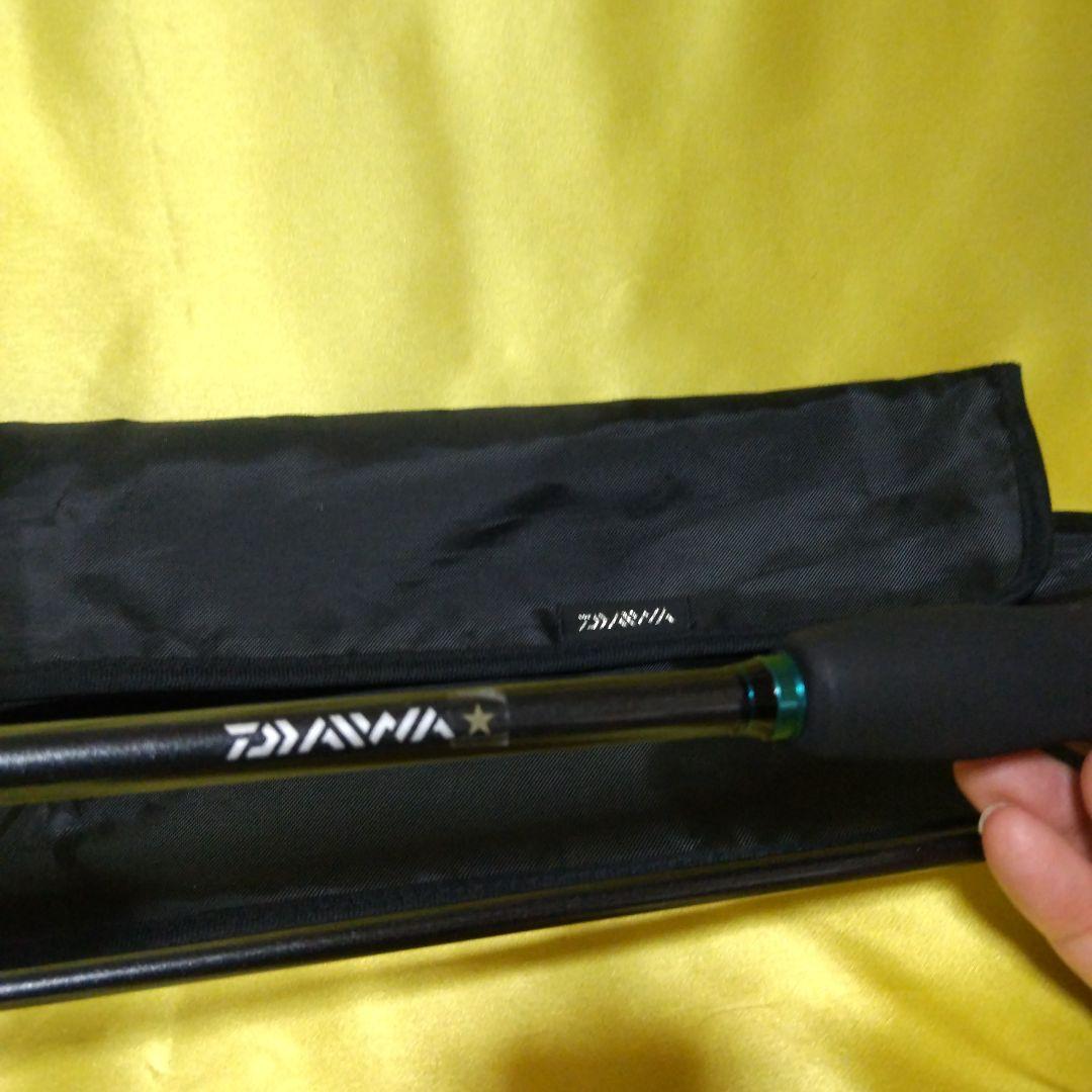 美品、 Daiwa Emeraldas ロッド 2.5M ケース付き