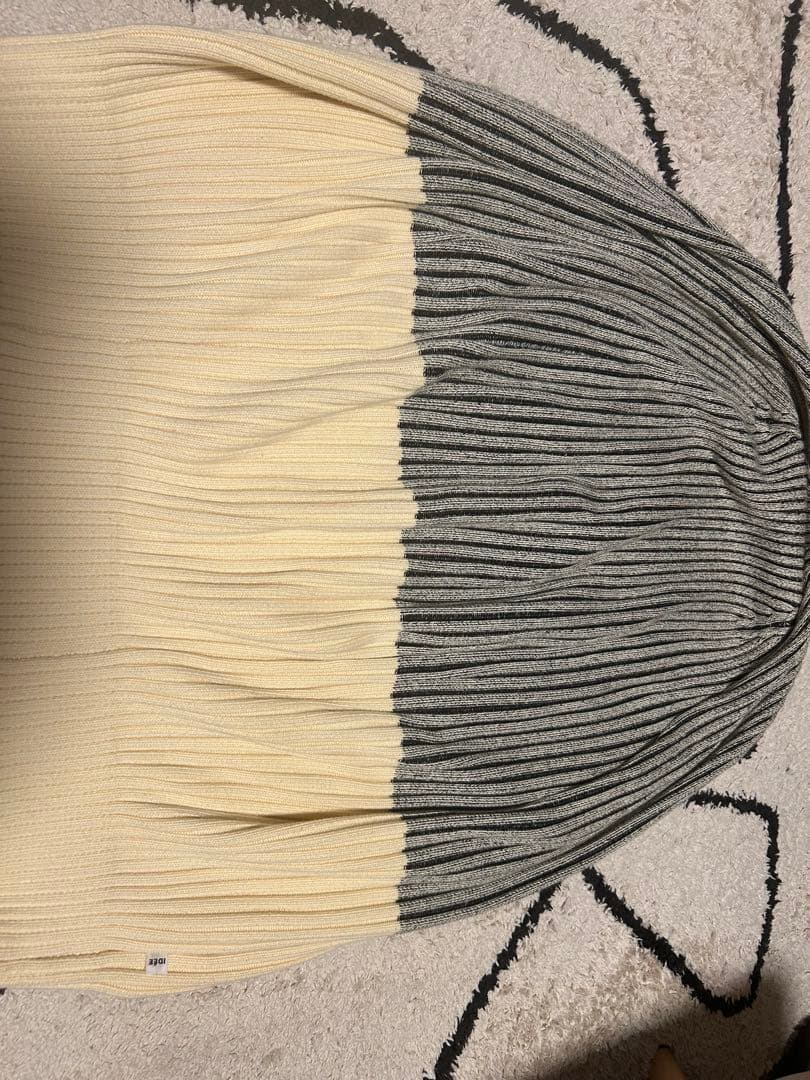 IDEE PUUF white×black mix カバーのみ