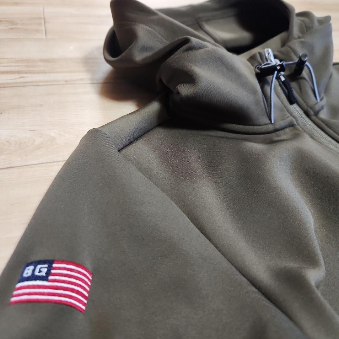美品✦BRIEFING✦3D LOGO PARKA✦ オリーブ ✦ M
