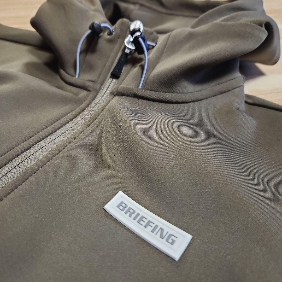 美品✦BRIEFING✦3D LOGO PARKA✦ オリーブ ✦ M
