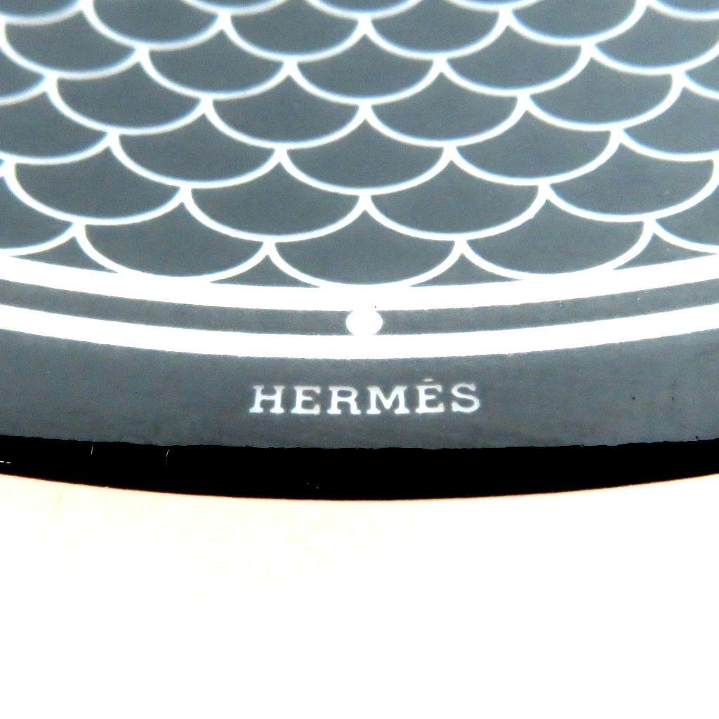044 HERMES エルメス H・DECO アッシュ デコ 14㎝ プレート
