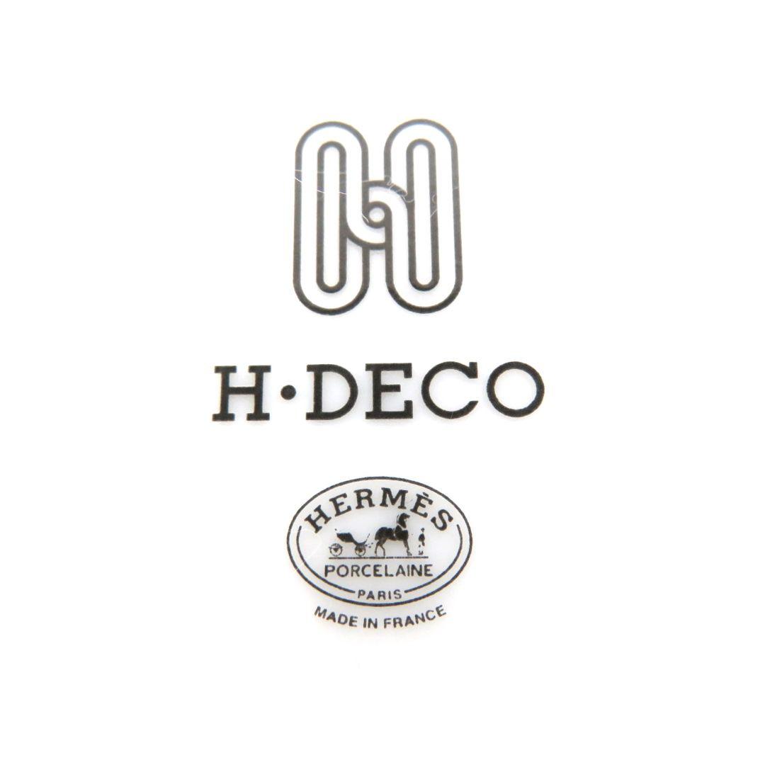 044 HERMES エルメス H・DECO アッシュ デコ 14㎝ プレート