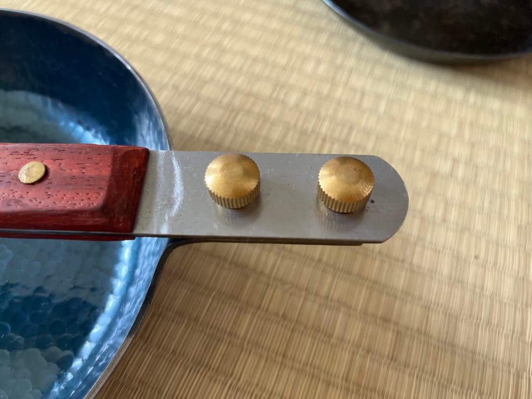 職人手作り　鉄フライパン　アウトドア　キャンプ用