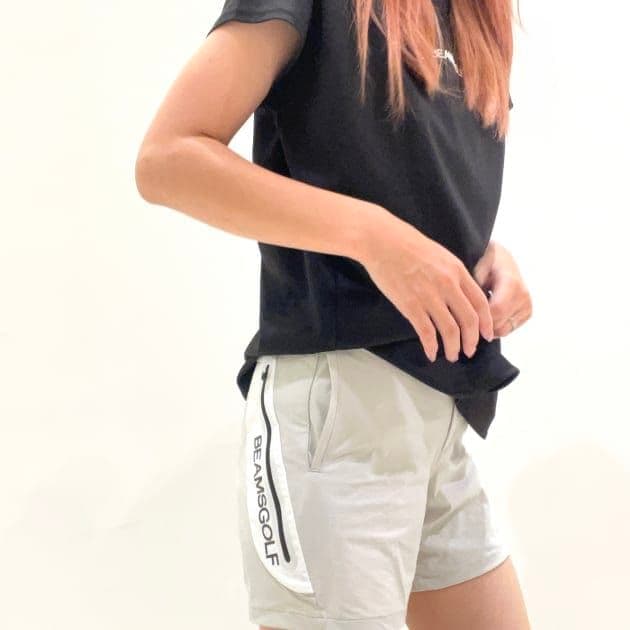 ★美品★BEAMSGOLF　サイドロゴショートパンツ　サイズ　L