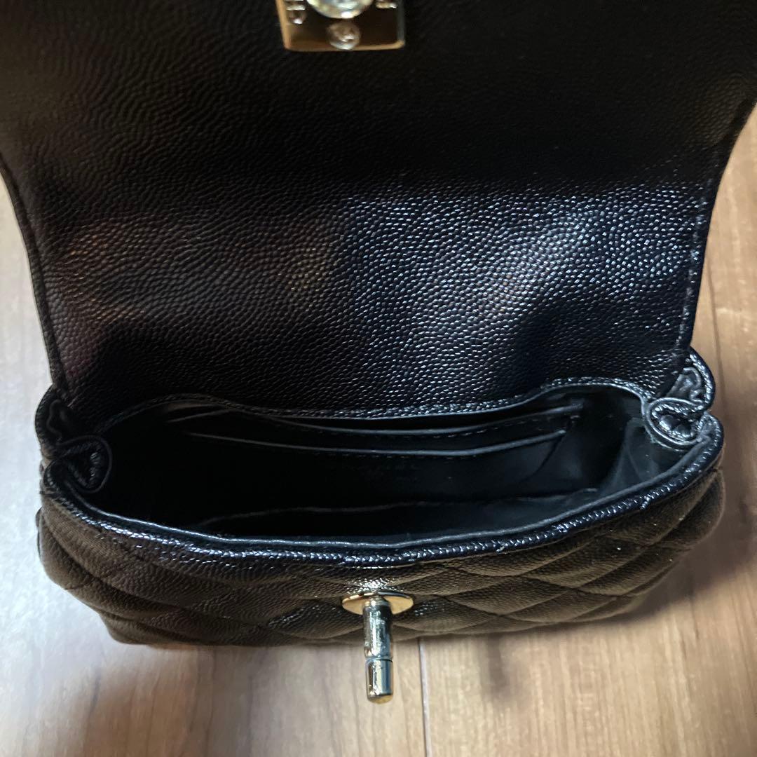 CHANEL キルティングハンドルショルダーバッグ VIP
