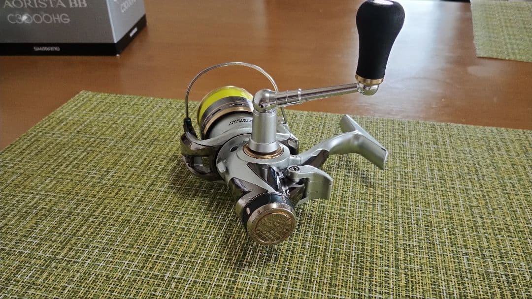13シマノ アオリスタBB　C3000HGとダイワ アオリトライアル3000BR