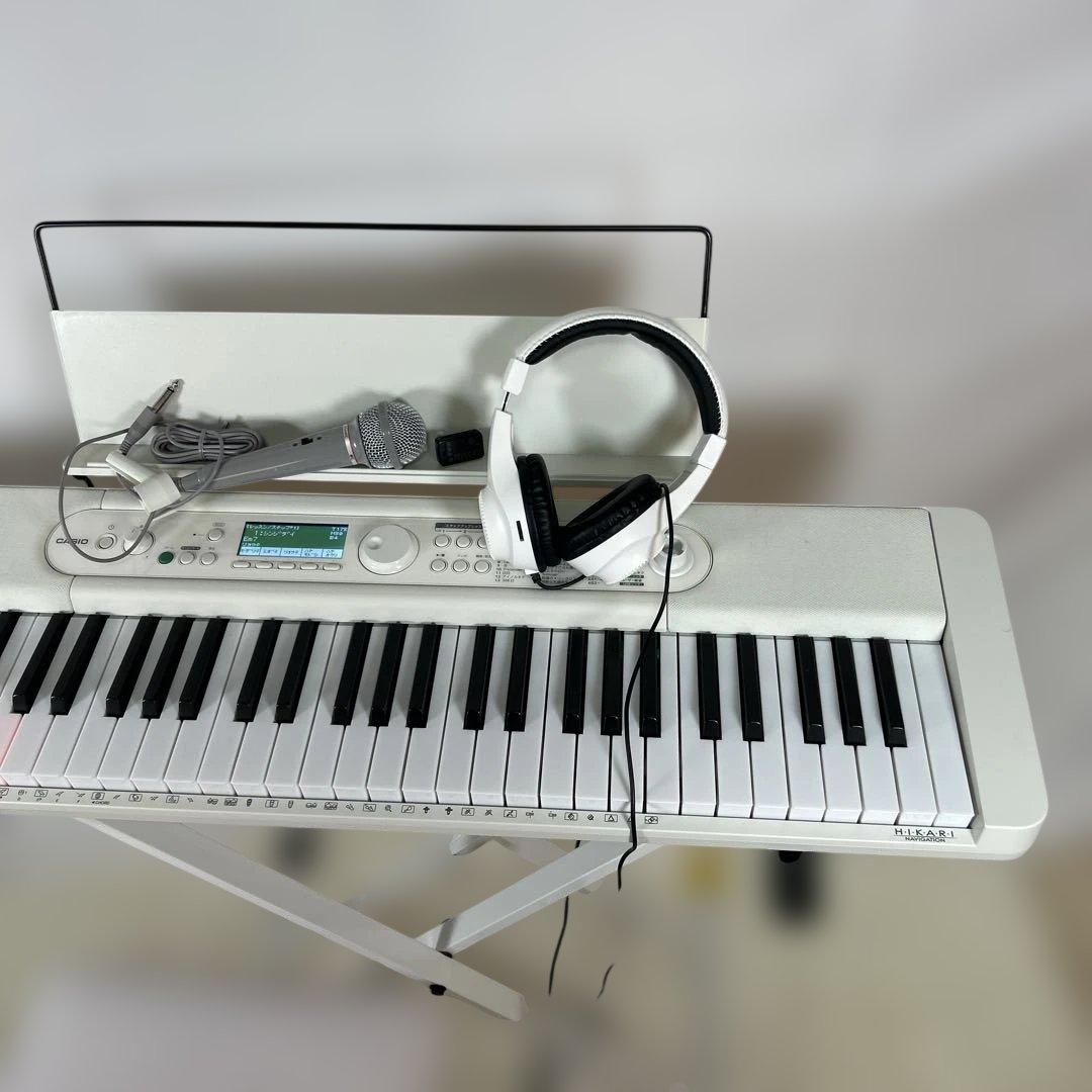 カシオ　電子キーボード　LK-530 Casiotone スタンド　イス付き