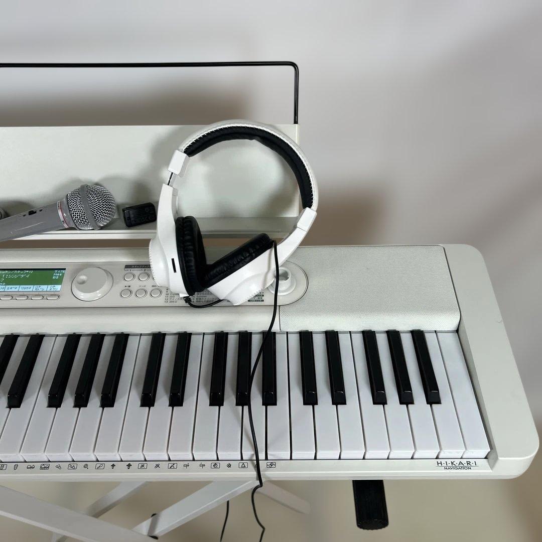 カシオ　電子キーボード　LK-530 Casiotone スタンド　イス付き