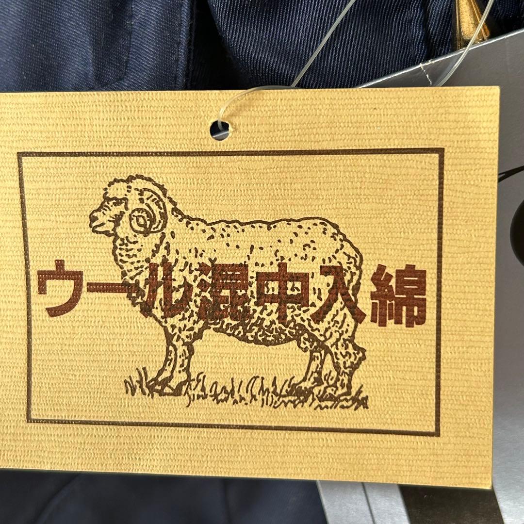 スキー&スノボーウェアーネイビー フード付き花柄刺繍　新品