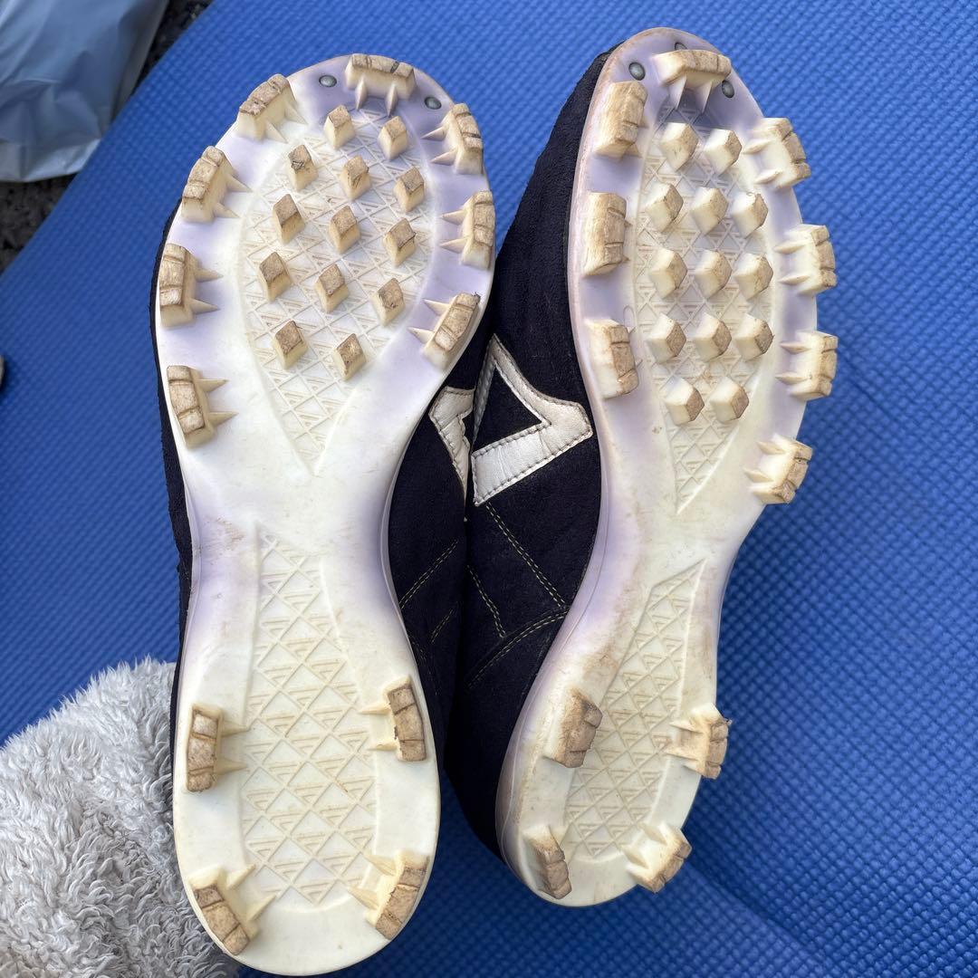 テッペン　野球　スパイク　ヌバック　26.0 美品　ネイビー