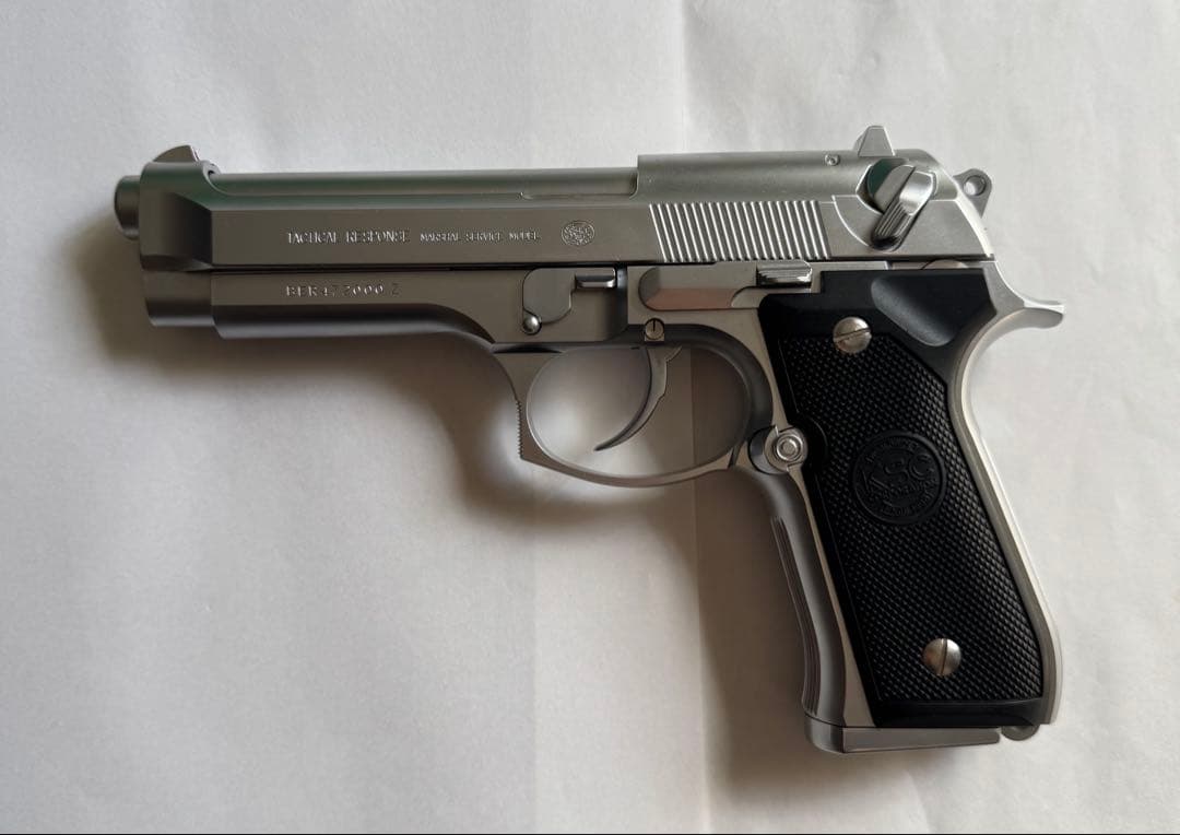 KSC ベレッタ M92F シルバー ガスブローバック エアガン ステンレス