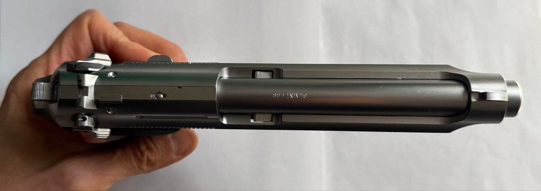 KSC ベレッタ M92F シルバー ガスブローバック エアガン ステンレス