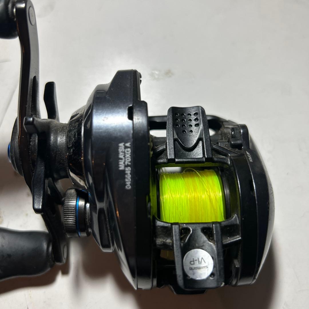 SLX DC ベイトリール 蛍光グリーンライン 右ハンドル値下げ可能！