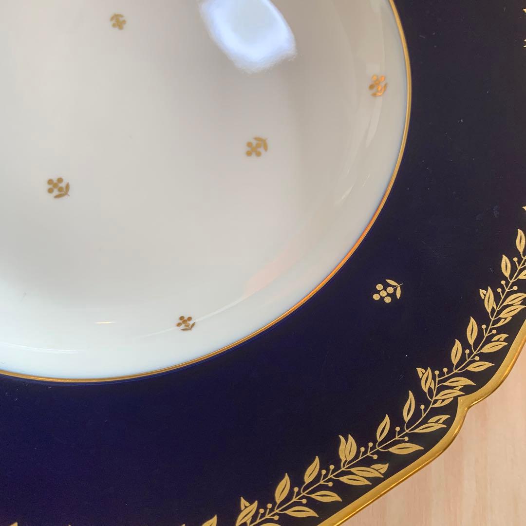 セーブル(Sevres) ペイル 24K金彩装飾　深さのある中皿