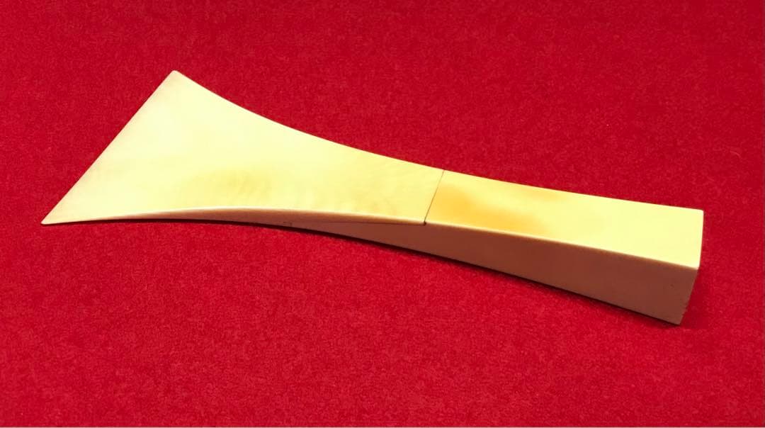 三味線撥101 天然素材マンモス/三味線/弦楽器/バチ