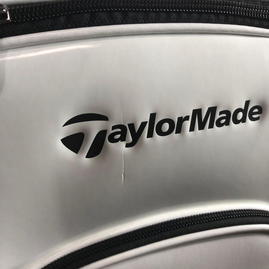 TaylorMade　プレミアムモダン　キャディバッグ　ホワイト　PUレザー