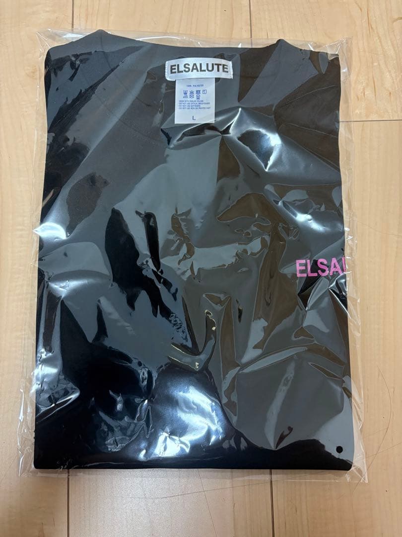 ELSALUTE ブラック ピンク Tシャツ L インターハイ
