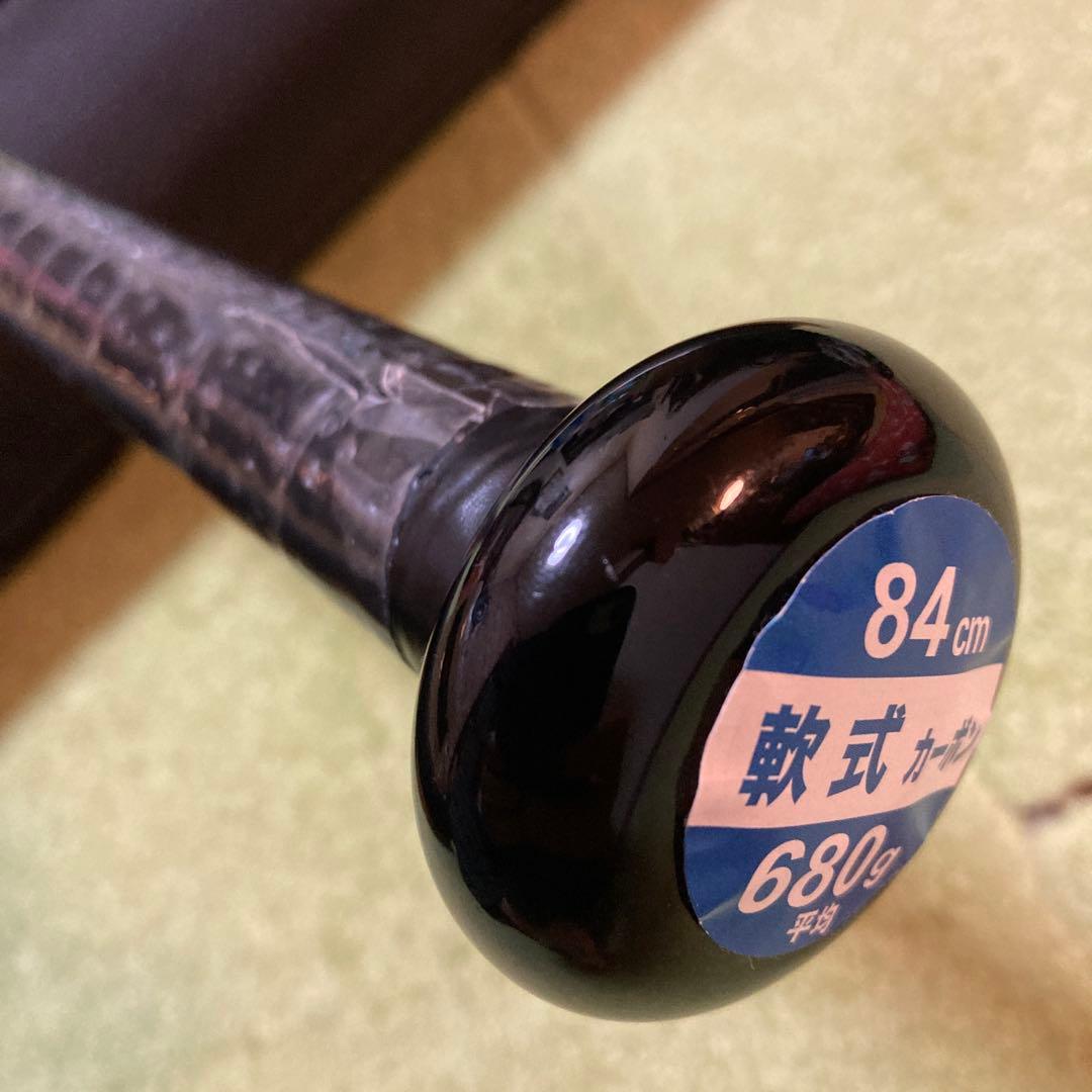 週末特価　ゼット ブラックキャノン Aパワー　野球 一般軟式バット 84cm