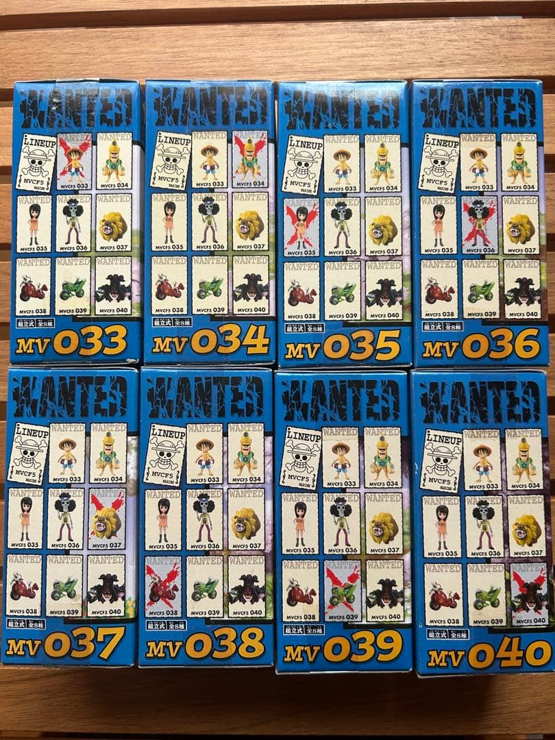 ワンピース　劇場版　ワールドコレクタブルフィギュア　ver.5 全8種