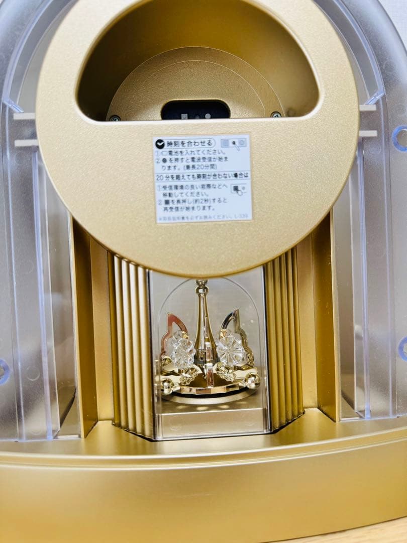 SEIKO置き時計　アナログ　電波時計　BY236G