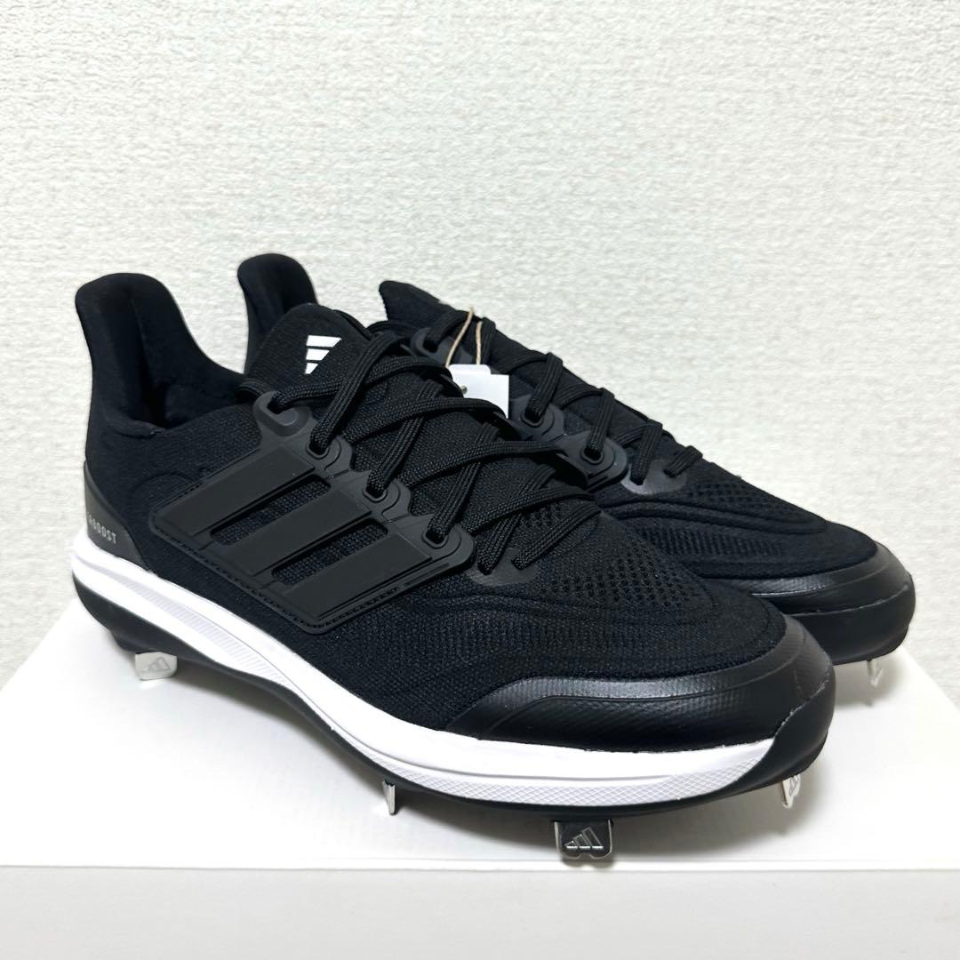 アディダス 28.5 野球 ウルトラブースト スパイク 黒 靴 シューズ 金具