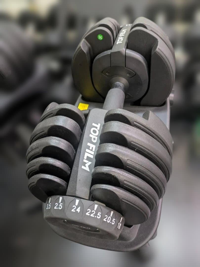手渡し限定　TOP FILM 可変式ダンベル 24kg 2個セット スタンド付