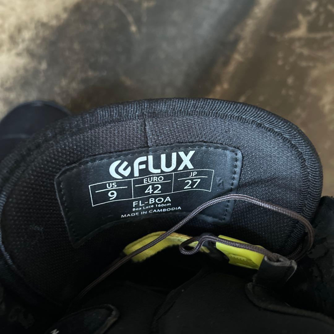 Flux スノーボードブーツ ブラック　FL-BOA 27