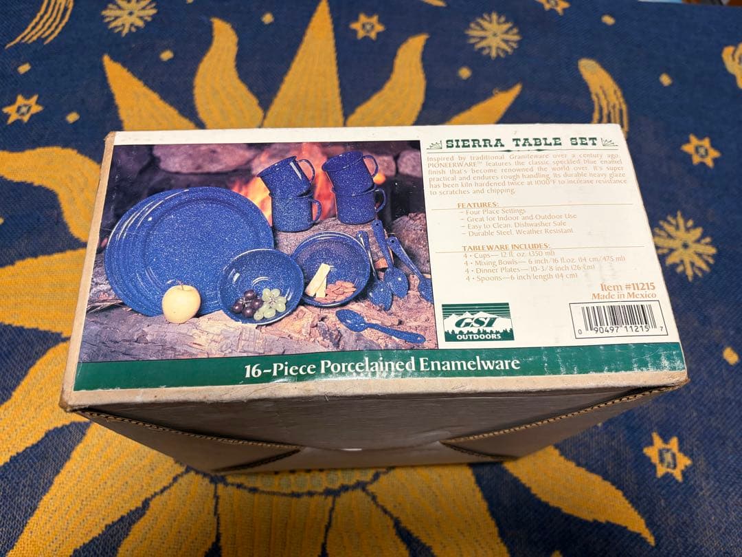 未使用品 90年代 メキシコ製 ロゴス　CINSAホーロー 16点