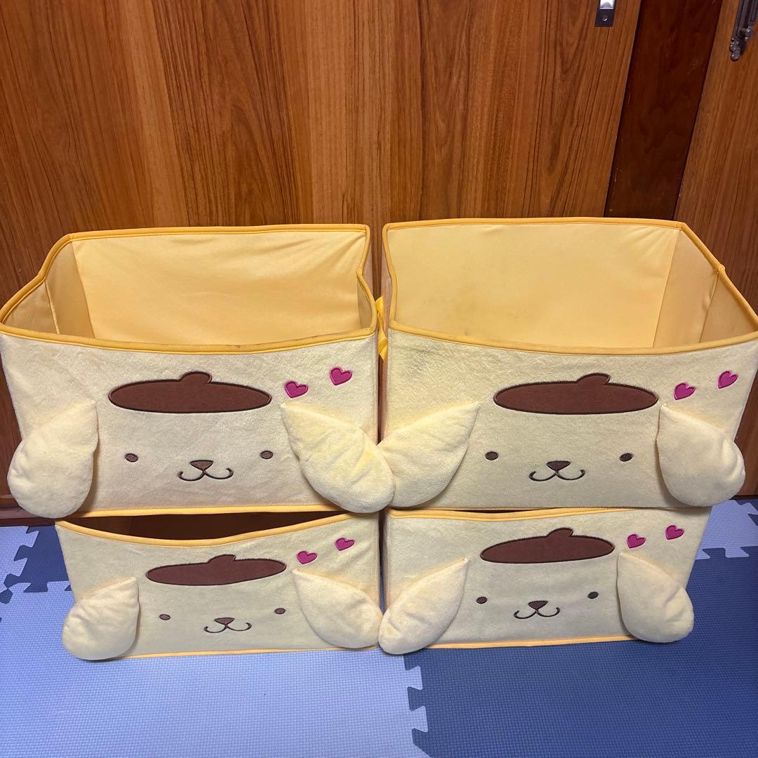 ポムポムプリン 収納ボックス 4個セット