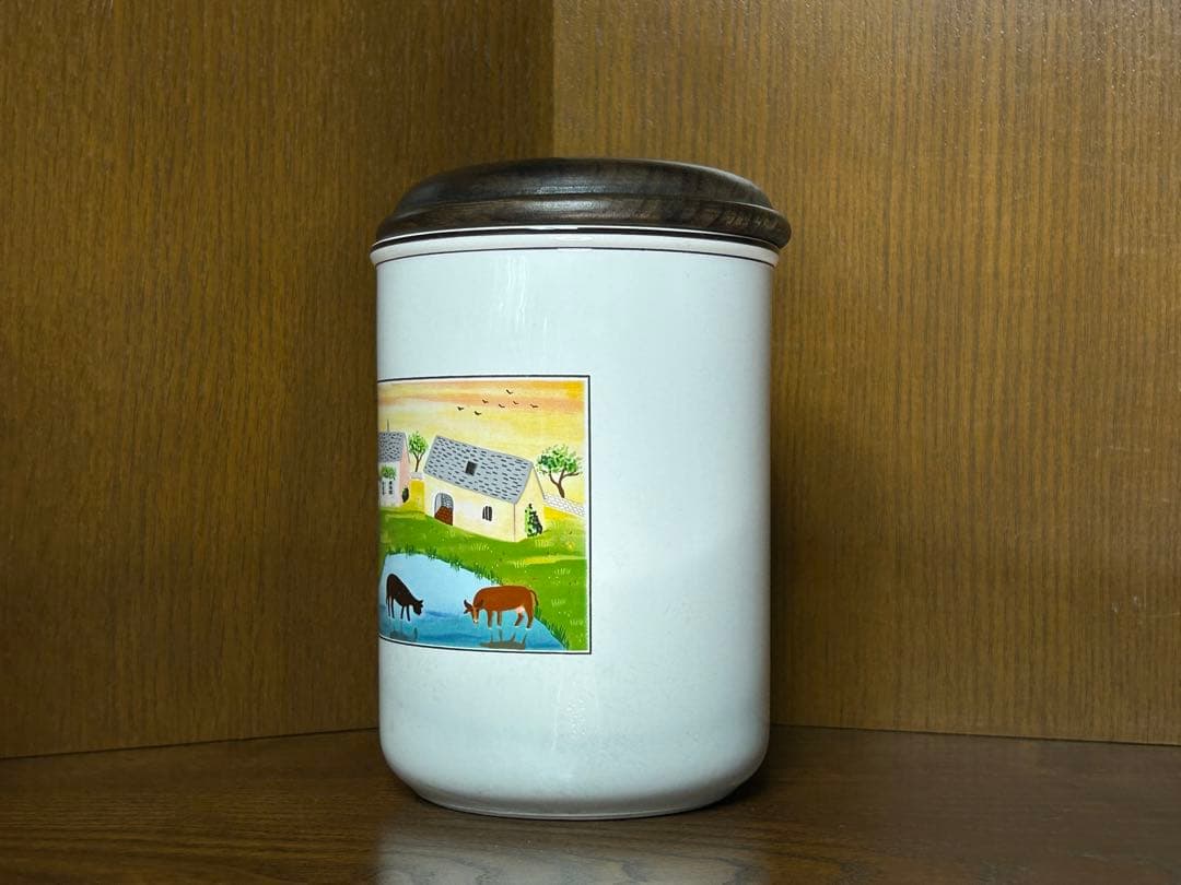 【美品】Villeroy&Boch ビレロイボッホ ナイーフ キャニスター大　②