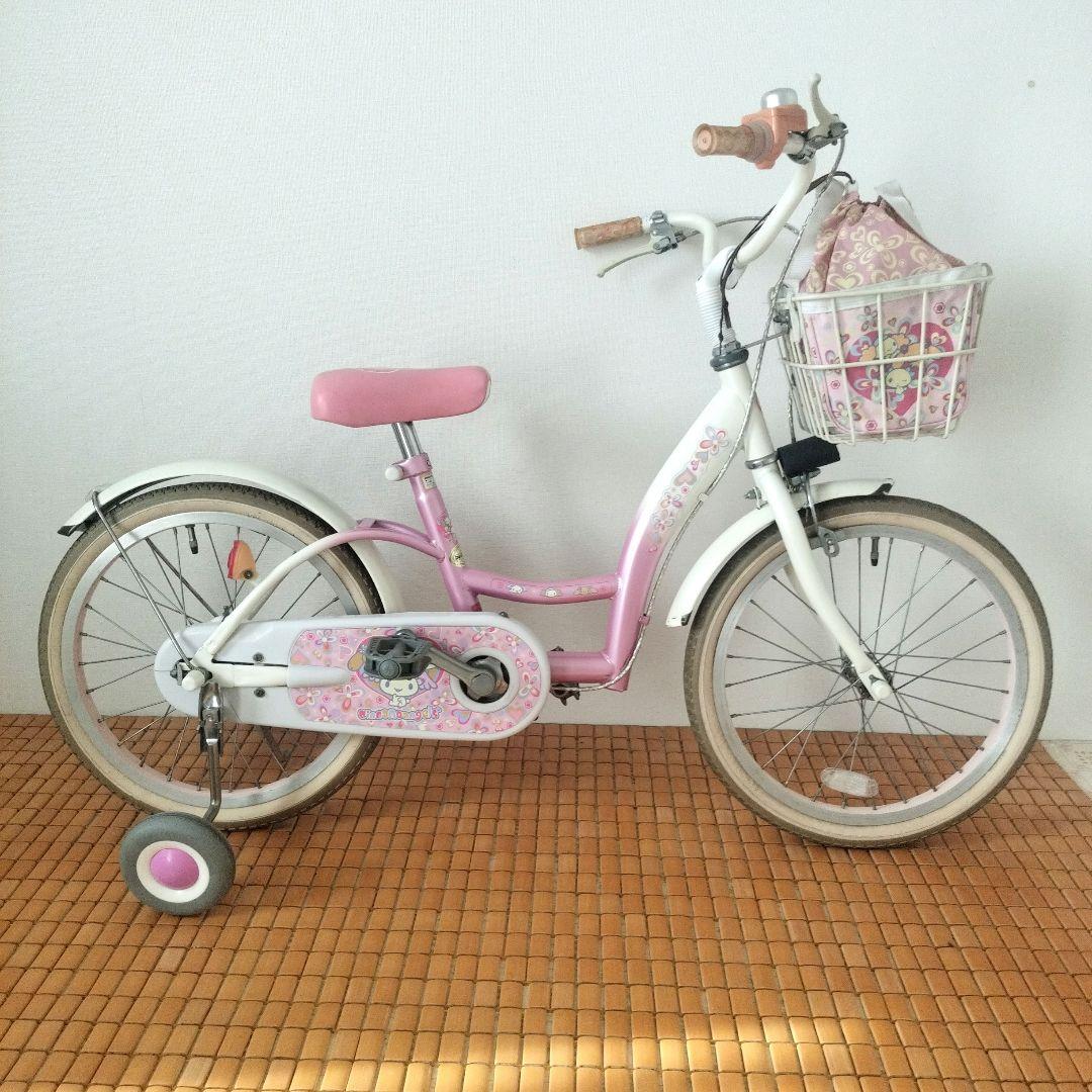 【引き取り限定】 M&M SRJ18型 ディズニーキャラクター仕様キッズサイクル