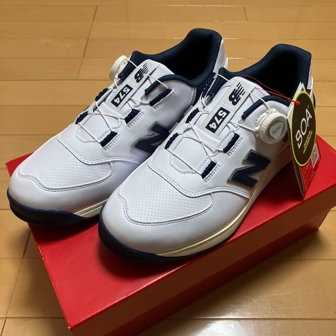 新品 ニューバランス 574 シリーズ ゴルフシューズ ボア 26cm