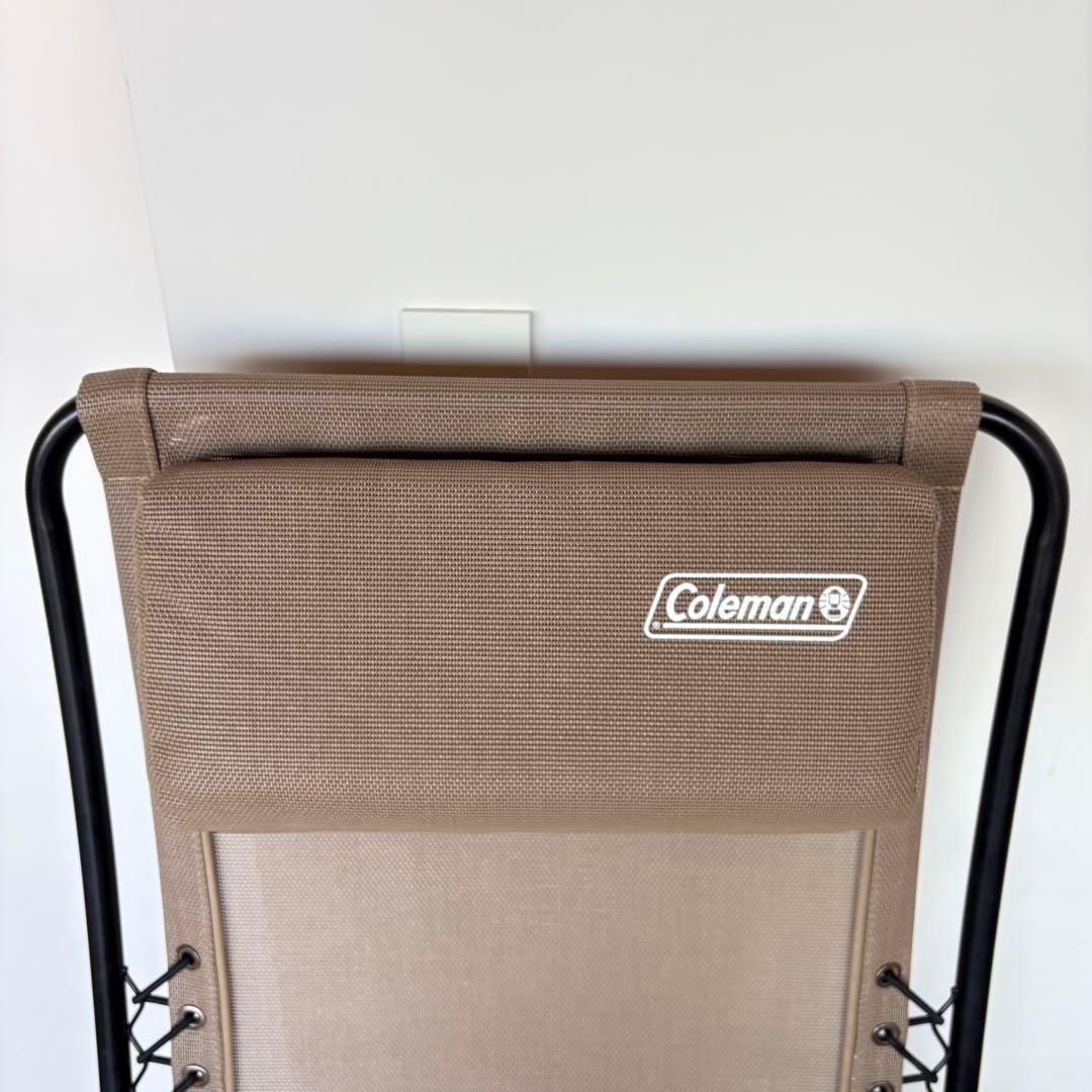 Coleman インフィニティチェア ベージュ リクライニング
