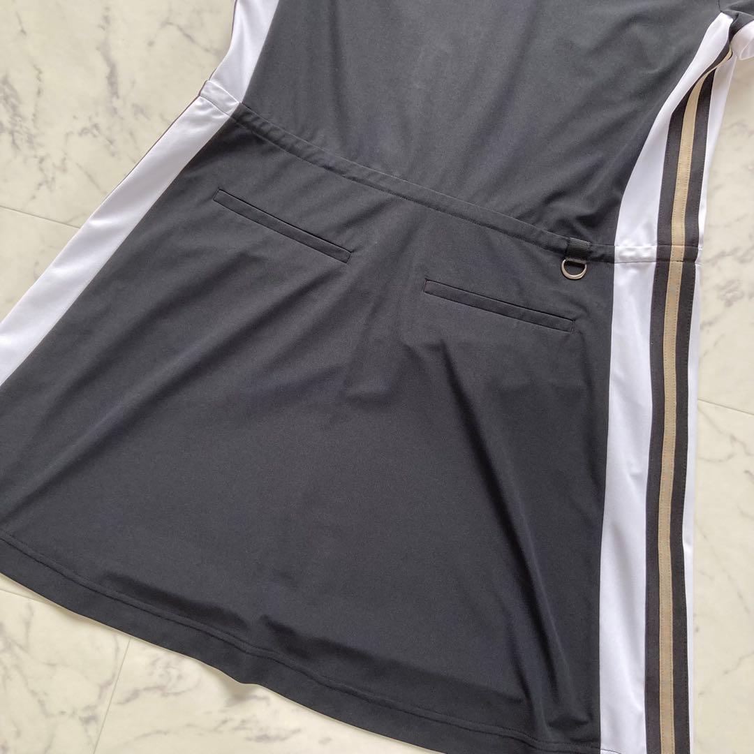 定価44000円【新品】レディース40ランバンスポール Aラインワンピース黒