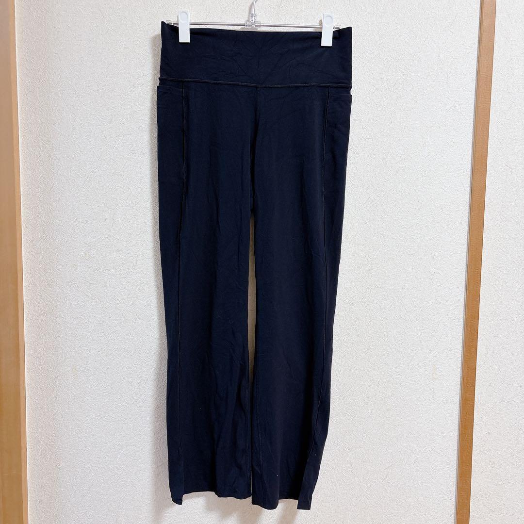 アスレタ Transcend クロップパンツ 黒 ヨガ ジム レギンス【L】