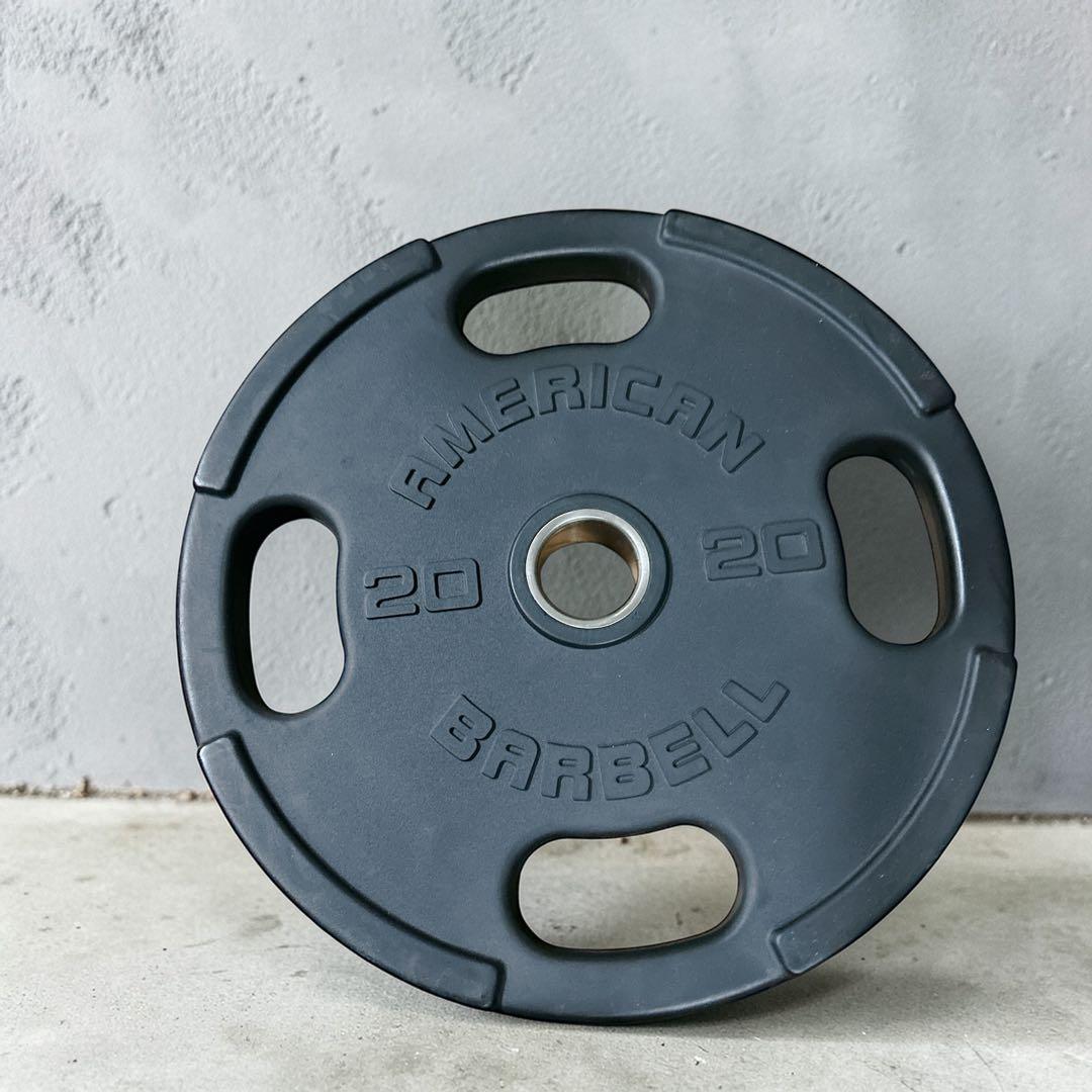 American Barbell ③ 20kg ラバープレート 50ミリ