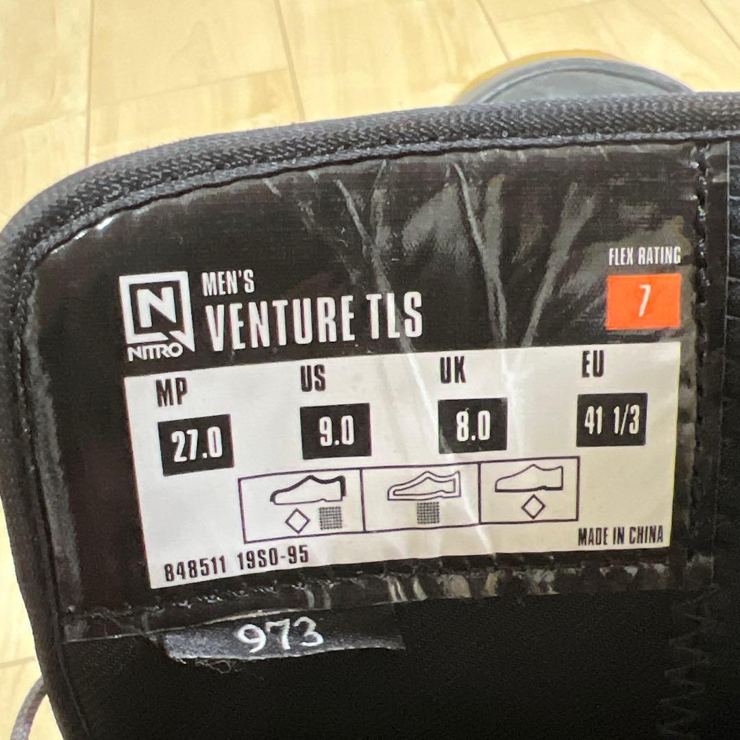 【美品_即日発送】NITRO VENTURE TLS 27cm21-22年モデル