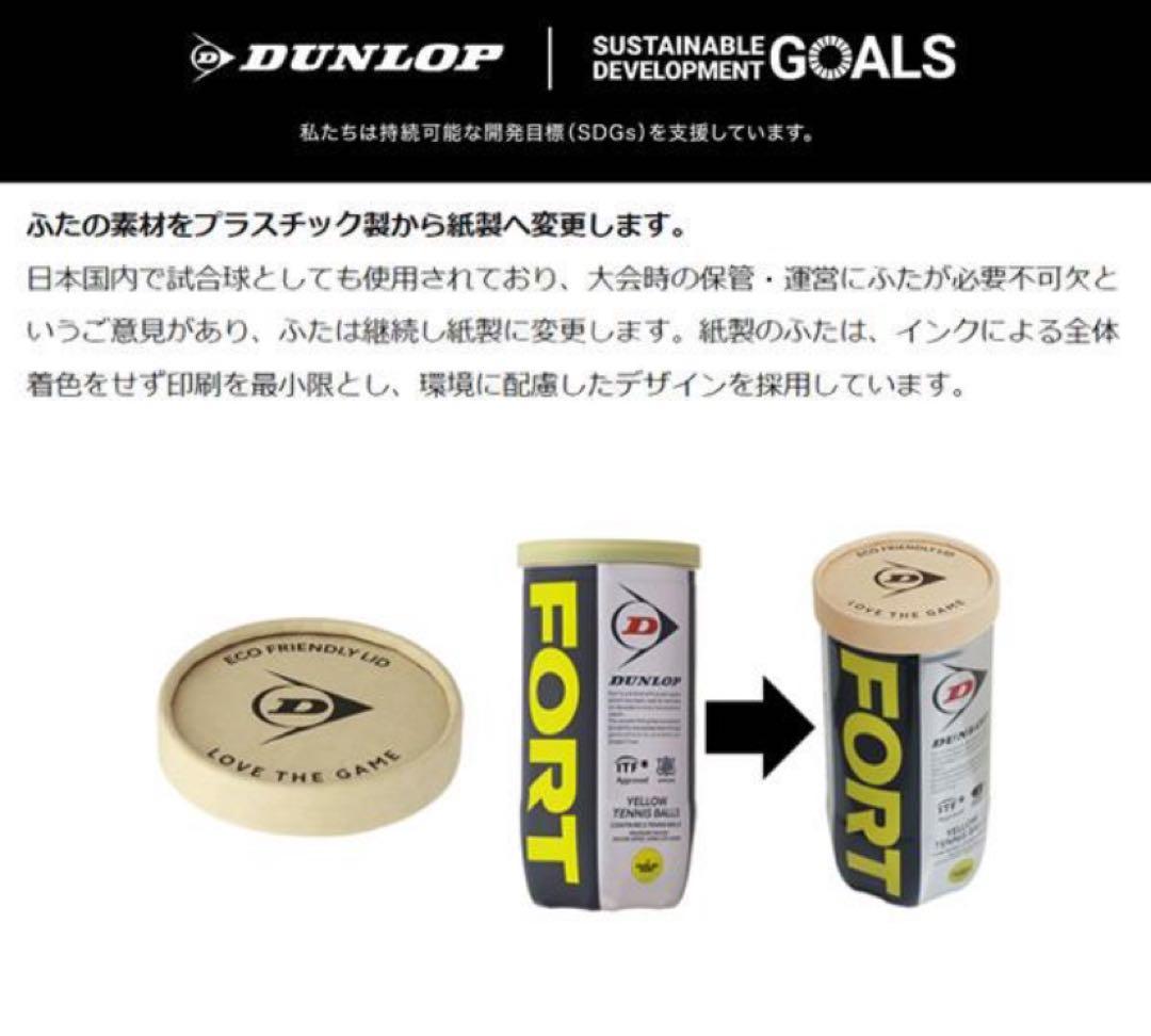 ダンロップ　フォート　ＦＯＲＴ　２球缶　３０缶　６０球　新品　未開封
