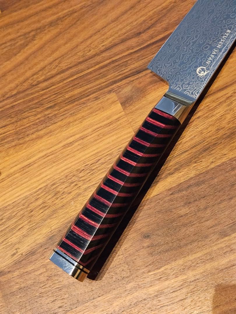 龍泉刃物　鳳炎龍　vg10 + vg2 コアレス　ダマスカス牛刀　210mm
