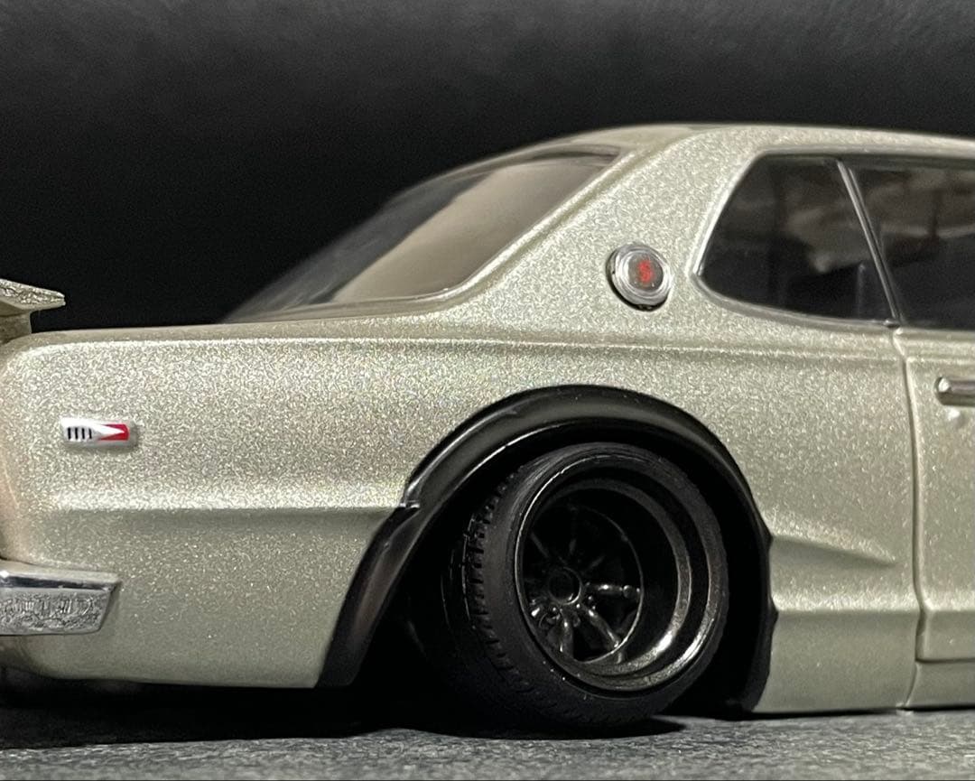 1/24 アシェット 国産名車 スカイラインGT-R ハコスカ 改造車 カスタム