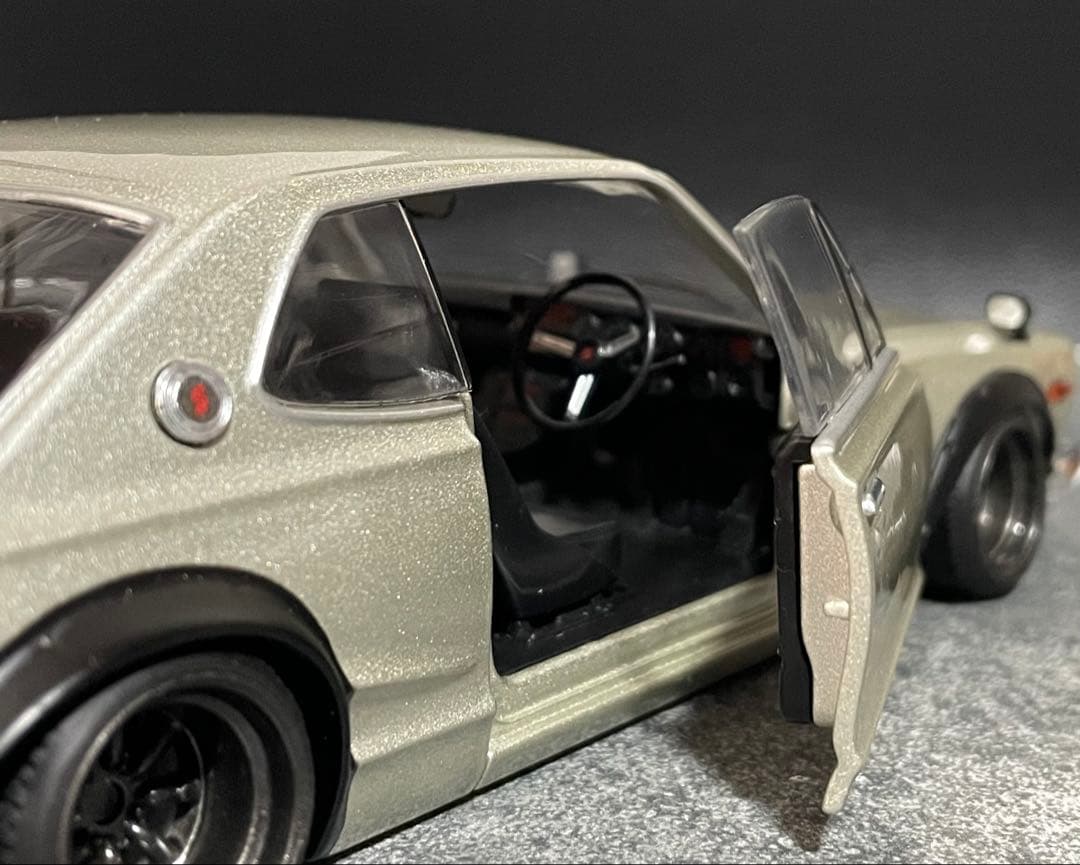 1/24 アシェット 国産名車 スカイラインGT-R ハコスカ 改造車 カスタム