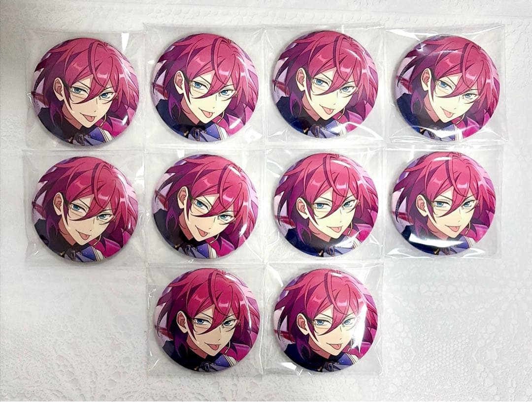 【匿名配送】 あんスタ 七種茨 イベコレ 缶バッジ SS 開花後