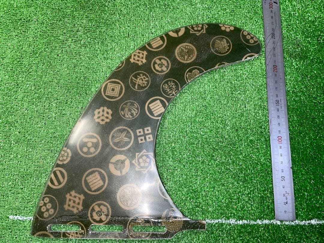 ハンドメイド和風デザイン サーフボードフィン　　(ロングボード用)