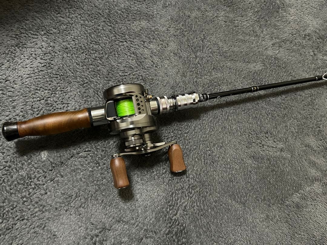 ヒトトキワークス　カスタムウッドグリップ　試投のみ　フェルール　トラウト　ベイト