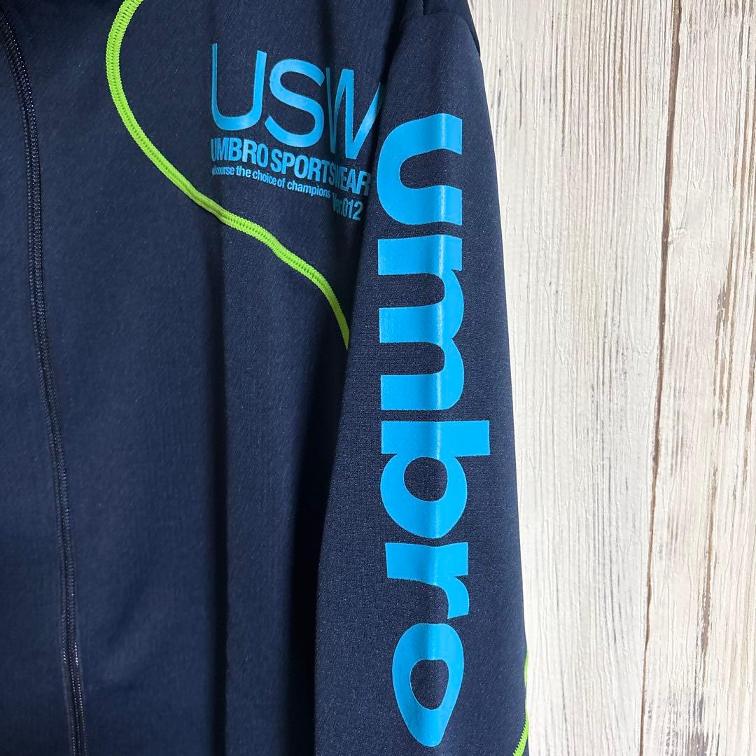 umbro USW ジャージ ネイビー/ライム