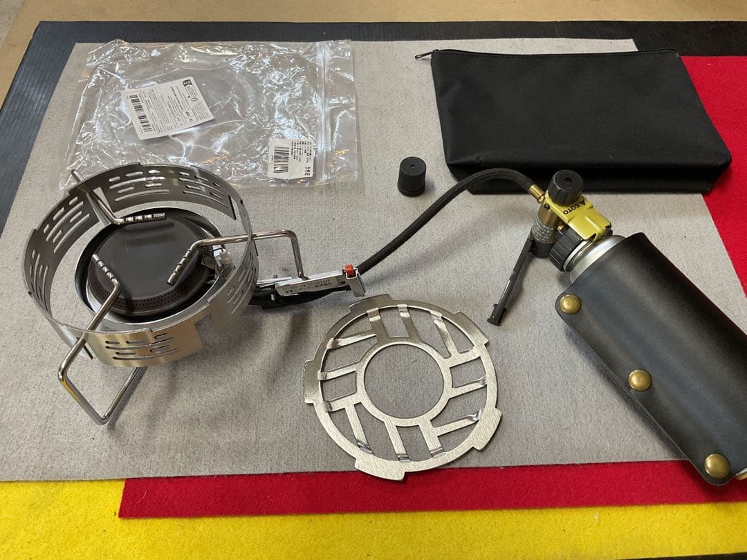 SOTO ST-301廃盤希少人気シングルバーナー動作良好美品防風リング付セット